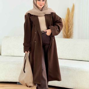 پالتو بلند آستین پاگن نهال کد 7634