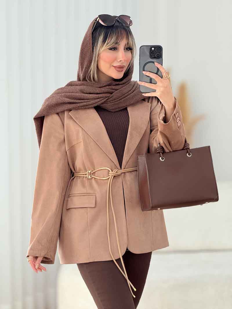 پالتو جیب نما طنین کد 7504 پالتو جیب نما طنین کد 7504