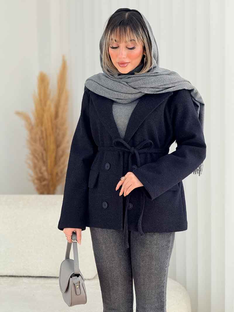 پالتو چهاردکمه لاوین کد 7592