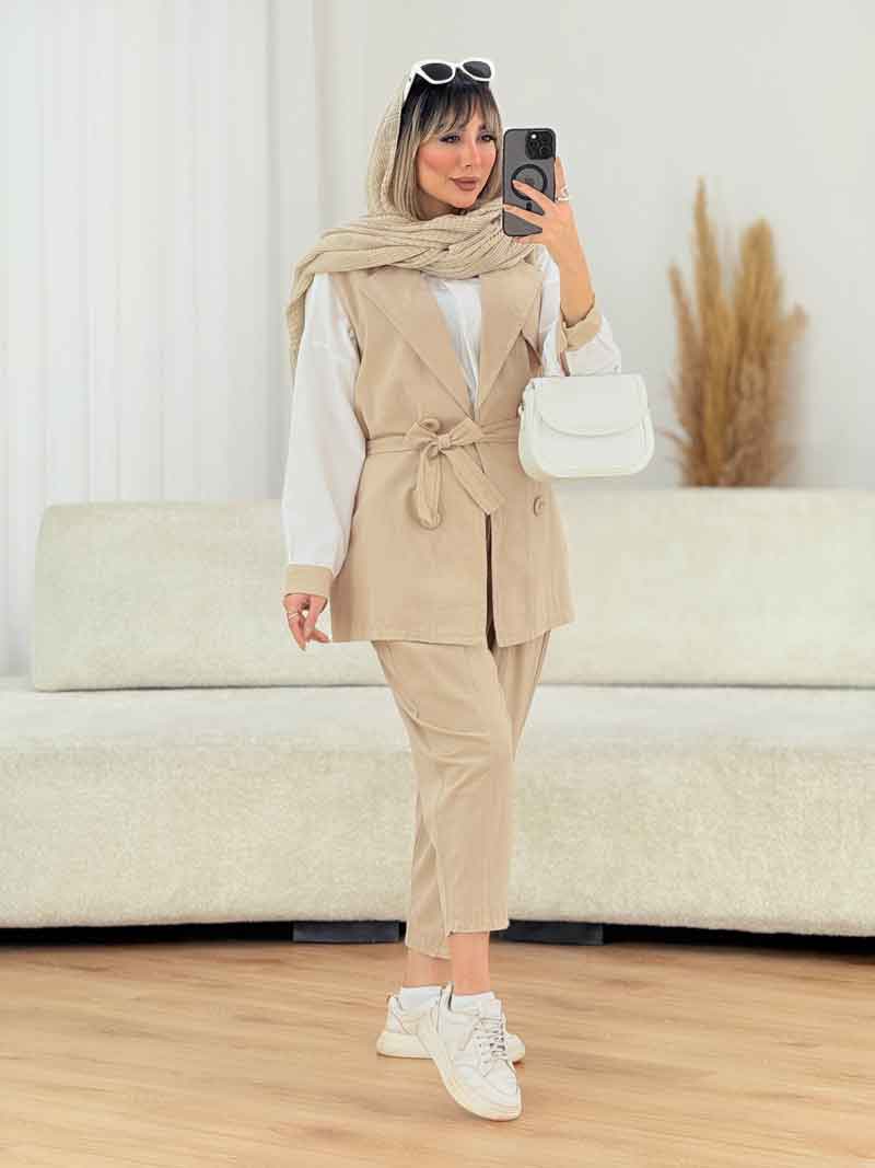 ست سه تکه سرشانه پاگن کد 5004