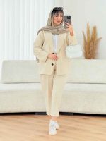 ست مانتو و شلوار دو دکمه لاوین کد 6151 - تصویر 13