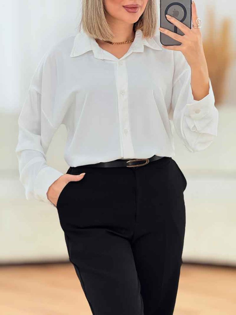 شومیز ساده السا کد 7675