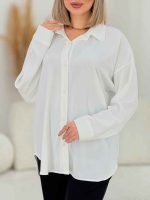 شومیز ساده السا کد 7675 - تصویر 4