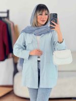 مانتو چهارجیب پایین هلال کد 7644 - تصویر 7