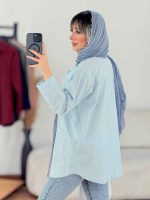 مانتو چهارجیب پایین هلال کد 7644 - تصویر 14