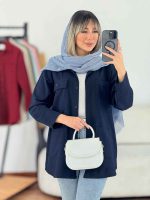 مانتو چهارجیب پایین هلال کد 7644 - تصویر 13