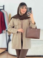 مانتو چهارجیب پایین هلال کد 7644 - تصویر 24
