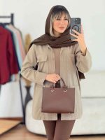 مانتو چهارجیب پایین هلال کد 7644 - تصویر 9