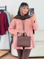 مانتو چهارجیب پایین هلال کد 7644 - تصویر 8