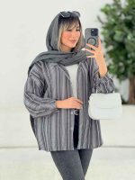 مانتو پشت پاپیون دار کد 7650 - تصویر 14