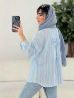مانتو پشت پاپیون دار کد 7650 - تصویر 10