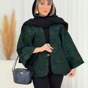 مانتو ژاکارد طرح پاپیون کد 7690