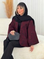 مانتو ژاکارد طرح پاپیون کد 7690 - تصویر 2