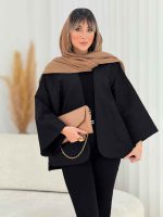 مانتو ژاکارد طرح پاپیون کد 7690 - تصویر 24