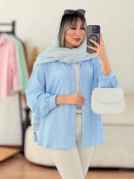 شومیز پایین هلال نگین کد 7673 - تصویر 14
