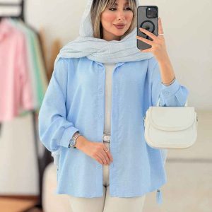 شومیز پایین هلال نگین کد 7673