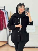 مانتو کتان طرح قلب کد 7648 - تصویر 15