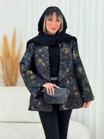 مانتو طرح دار تونیا کد 7706 - تصویر 19