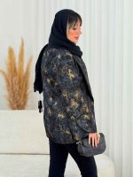 مانتو طرح دار تونیا کد 7706 - تصویر 8