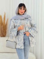 مانتو طرح دار تونیا کد 7706 - تصویر 6