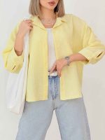 شومیز تک جیب لارا کد 7672 - تصویر 18