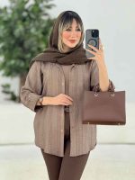 شومیز آستین پاگن ندا کد 7682
