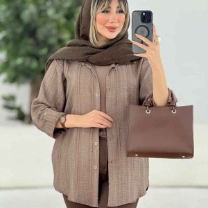 شومیز آستین پاگن ندا کد 7682