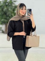 شومیز آستین پاگن ندا کد 7682 - تصویر 7