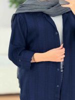 شومیز آستین پاگن ندا کد 7682 - تصویر 5