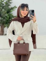 مانتو کتی چهاردکمه همراز کد 7712 - تصویر 3