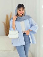 مانتو ژاکارد نوشین کد 7689 - تصویر 14
