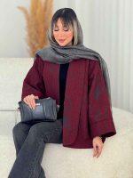 مانتو ژاکارد نوشین کد 7689 - تصویر 24