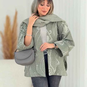 مانتو ژاکارد نوشین کد 7689