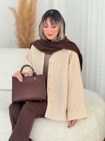 مانتو آستین پاکتی ترلان کد 7692 - تصویر 14