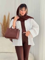 مانتو آستین پاکتی ترلان کد 7692 - تصویر 4