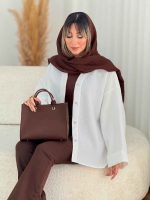 مانتو آستین پاکتی ترلان کد 7692 - تصویر 8