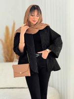 مانتو ژاکارد نوشین کد 7689 - تصویر 9