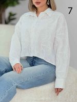 شومیز طرح دار گیلدا کد 7693 - تصویر 19