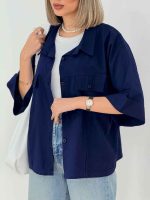 شومیز جیب نما بهار کد 7664 - تصویر 16