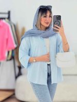 شومیز نگین دار یلدا کد 7699 - تصویر 16