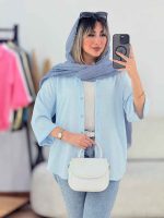 شومیز نگین دار یلدا کد 7699 - تصویر 3