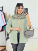 شومیز نگین دار یلدا کد 7699 - تصویر 5