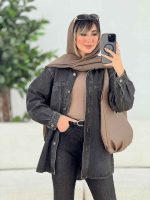 مانتو جین دو جیب تارا کد 7709 - تصویر 10