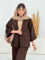 مانتو کتی تک دکمه آرام کد 7705 - تصویر 9