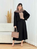 ست کت تک دکمه و دامن کد 7736 - تصویر 11