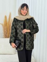 مانتو ژاکارد جیب نما کد 7778 - تصویر 2