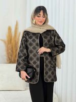 مانتو ژاکارد جیب نما کد 7778 - تصویر 4