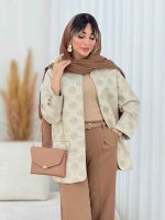 مانتو ژاکارد جیب نما کد 7778 - تصویر 13