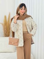 مانتو ژاکارد جیب نما کد 7778 - تصویر 9