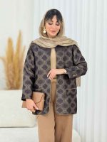 مانتو ژاکارد جیب نما کد 7778 - تصویر 5